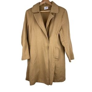 CAbi Love Carol Casablanca XL Tan Cotton Nylon Blend Trench Coat